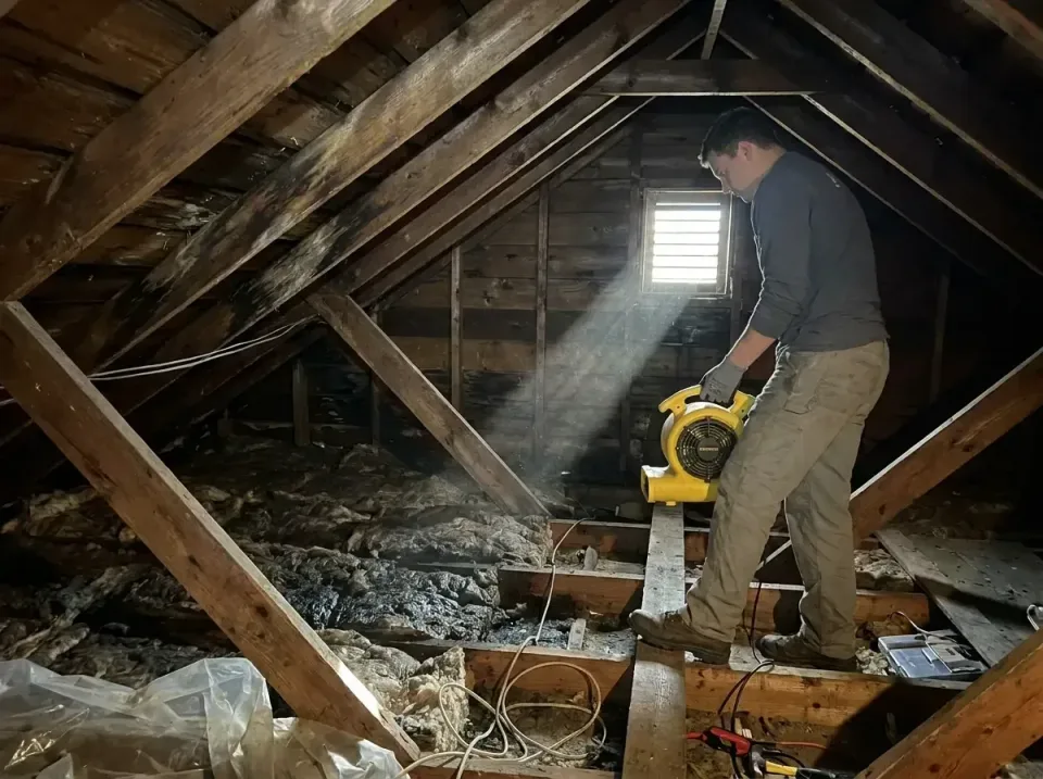 attic-water-damage-drying-proc-007 — frequently asked questions, Emergency Water Extraction & 24/7 Flood Response in Sunset,…
